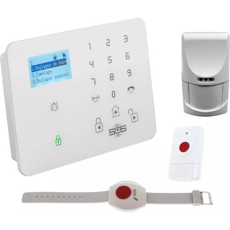 Kit GSM 2G+3G+4G détection inactivité & alerte panique sans-fil - Transmetteur réseau mobile KP-9 (gamme KP) (1/5)
