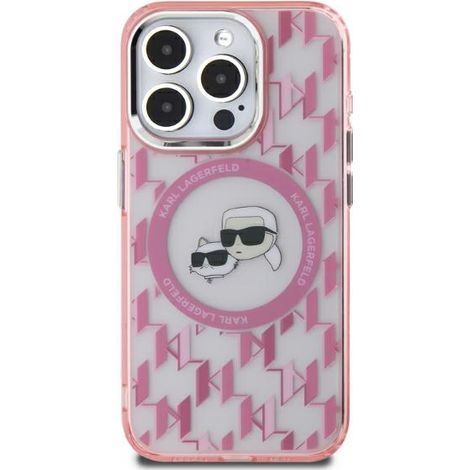 Karl Lagerfeld MagSafe Pink iPhone 15 Hülle