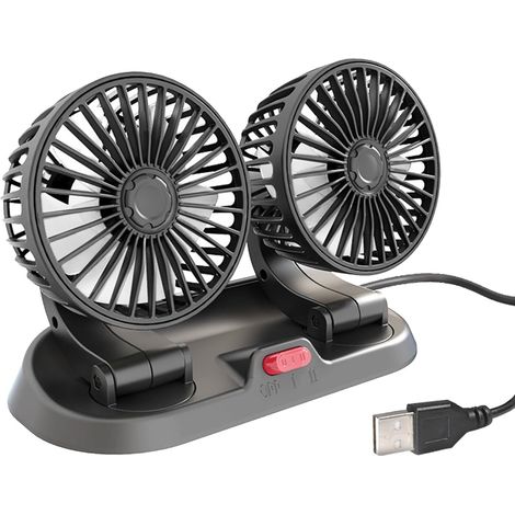 Ventilateur USB Automotive Duel - Circulateur de flux d'air (1/5)