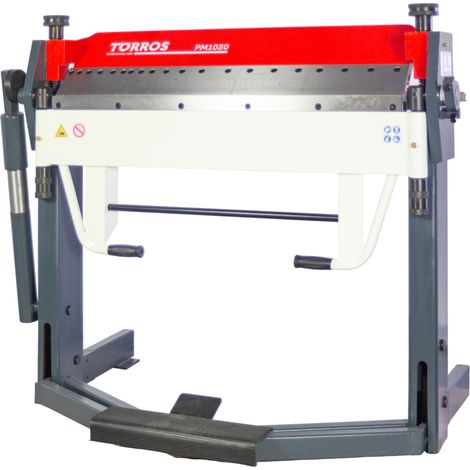 Torros – Plieuse de tôle manuelle 1020 mm – Épaisseur 2,5 mm – Angle 0-135° – Butée de longueur – PM1020 (1/5)
