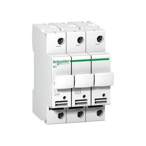STI 3P 500V 16A verstellbarer Klemm-Sicherungshalter-Trennschalter für DIN-Schiene