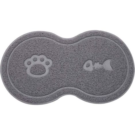 Tapis d'alimentation en silicone pour animaux, Tapis pour Gamelles de Chien Tapis d'alimentation PVC antidérapant imperméable pour animaux de compagnie pour chat et chien