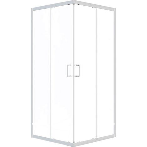 Box Doccia Quadrato 68-80/68-80x190h 6mm Cromato - Imperia