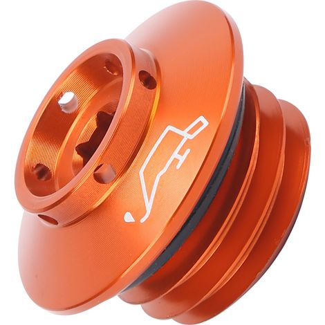 Bouchon de remplissage d'huile moteur pour moto 1290 Super R Édition Spéciale 2016 (Orange) (1/5)