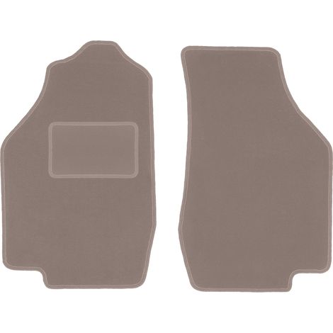 Alfombrillas delanteras beige para Honda Civic IV hatchback (1987-1991)