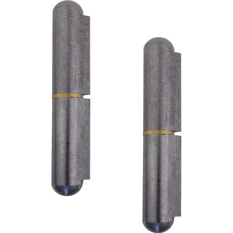 Charnière de porte à souder Paumelles à souder en métal en 2 parties pour portes métalliques Charnière à souder hauteur : 60 mm Capacité de charge 80 kg (1/5)