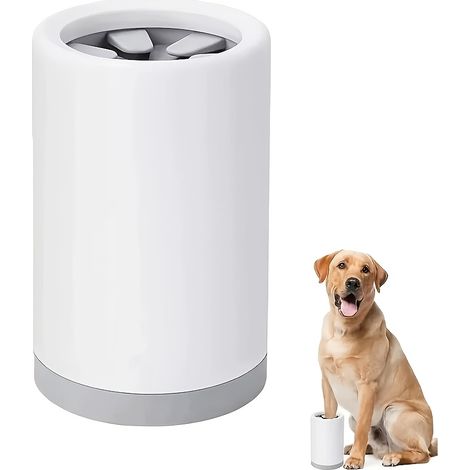 Nettoyeur de pattes pour chien (Lot de 1) — Simple d'utilisation, nettoie rapidement la saleté des pattes de votre chien. (1/5)