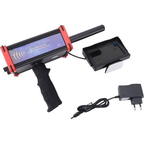 Metal detector with a 20m depth and 1200M range, handheld pointer with LCD screen for copper, gold, and silver, EU plug 100-240V (1/5)
