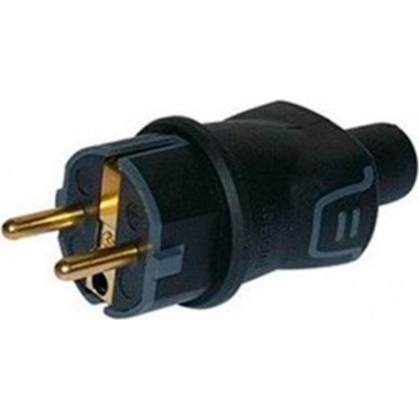Enchufe macho de caucho profesional negro 050342 de Legrand