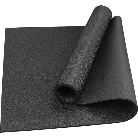 Tapis de protection de sol pour tapis de course, tapis de sol de gym, équipement d'exercice 152 cm × 76 cm × 6 mm d'épaisseur pour vélo d'appartement, vélo de spinning, banc de musculation, équipement (1/5)
