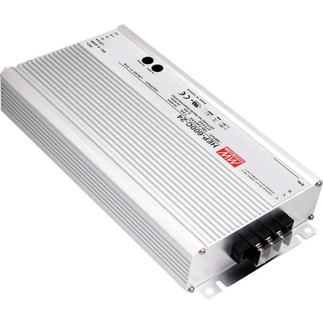 [NEUWERTIG] B-Ware Mean Well Bleiakku Ladegerät Batterie Lader 24 V Hep 600 C 24 Ladestrom 21 A