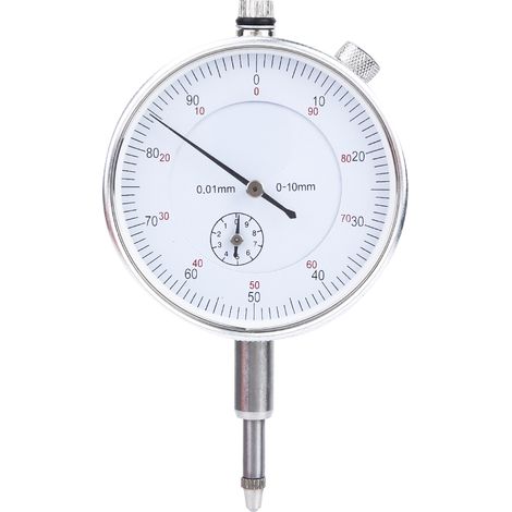 Indicateur à cadran, indicateur de test pratique 0-10 mm en acier inoxydable précis pour outil de mesure industrielle (1/5)