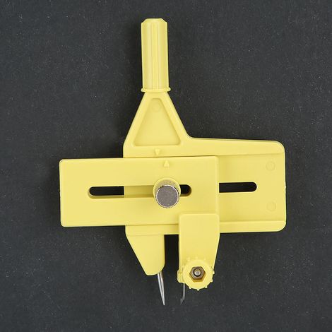 Outil de coupe circulaire à compas pour découpe de rayons de 1,5 à 50 mm (1/5)