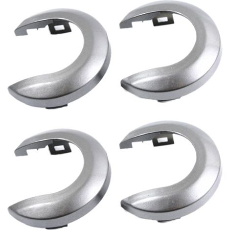 Lot de 4 protections adhésives pour poignées de porte intérieures de Toyota Tiida 1.6 LIVINA NV200 (2005-2010), couleur Gris Geniss et Argent. (1/5)
