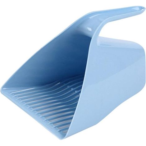 MINKUROW Katzenstreuschaufel, Kunststoffstreuschaufel, Katzenkotschaufel, Sandreinigungswerkzeug (Blau) (1/5)