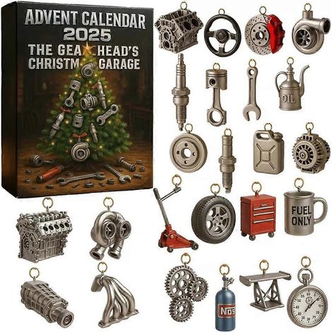Adventskalender – Countdown bis Weihnachten – Festliche Dekorationen (1/5)