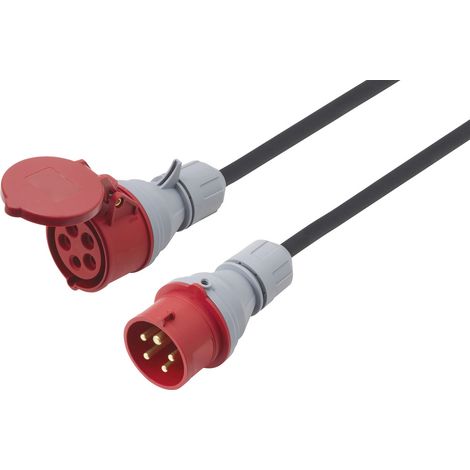 Sygonix SY-7486042 Strom Verlängerungskabel 16 A Rot 25 m H07RN-F 5G 2,5 mm² (1/2)
