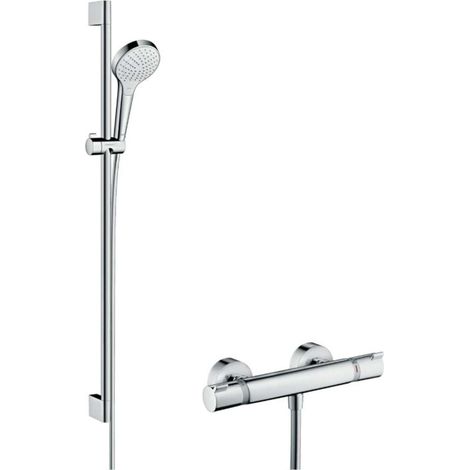 hansgrohe Croma Select S sistema de ducha de superficie Vario con