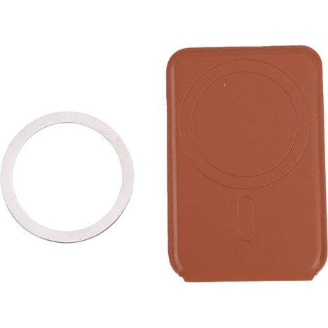 Faltbarer magnetischer Handyhalter aus PU-Leder, verstellbarer Ständer zum Ansehen von Videos und für Videoanrufe, braun (1/5)