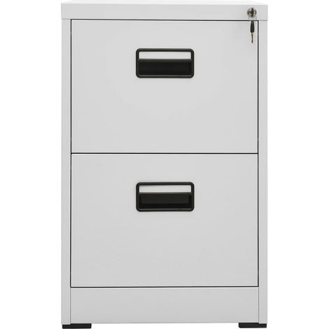 Maison Exclusive - Armario archivador de acero gris 46x62x72,5 cm