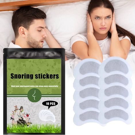 Patch Anti-Ronflement Respirant, Bandelettes Anti-Ronflement pour Dormir, Autocollants Anti-Ronflement, 30 Pièces. (1/5)