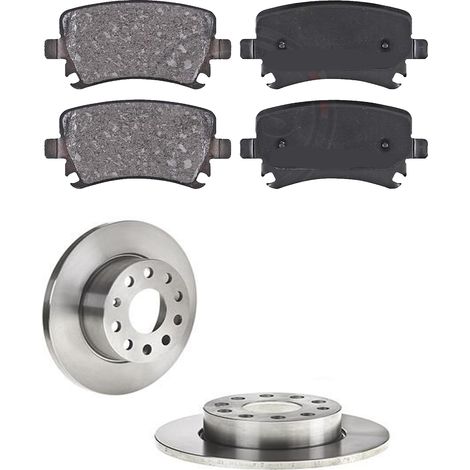 KIT FRENI POSTERIORI compatibile con VW JETTA III (1K2) - DISCHI + PASTIGLIE OEM: P 85 073 / 17547 , 18117 /SOSTITUZIONE DIRETTA/BASSA POLVERE/SILENZIOSO (1/5)
