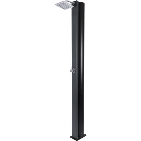 Douche de piscine solaire SQUARE gris anthracite 40L (1/5)