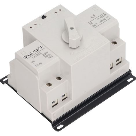 Automatischer 63A 230V Umschalter für Generatoren, Dual-Power-Wechselrichterschalter, für den Einsatz in Haushalt, Werkstatt und Gebäude (1/5)
