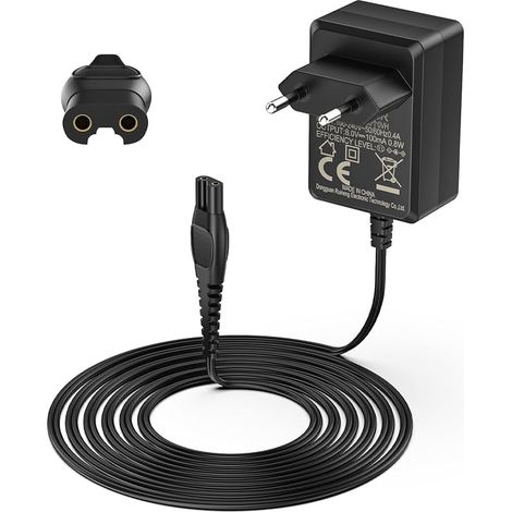 8V HQ850 Chargeur Rasoir Compatible avec Philips Oneblade QP2530 QP2630 QP2530/30 QP2630/30 Adaptateur Chargeur Norelco Oneblade Rasoir Hybride Câble Alimentation 1,8 M (1/5)