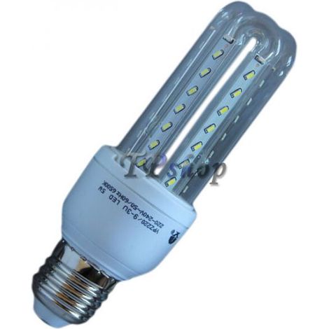 LAMPADA LAMPADINA FARETTO LED 2835 SMD 3 5 7 9 12 16 24W 6500K LUCE BIANCA E27 5 Watt