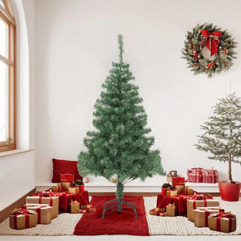 Albero di Natale  Albero natalizio  Albero festivo Artificiale con Supporto 180 cm 564 Rami (1/5)