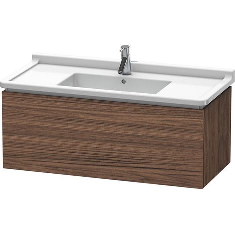 Mobile lavabo L-CUBE 469x1020x408mm noce scuro