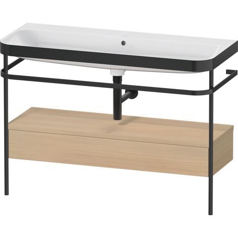Duravit Happy D.2 Plus c-bonded Set avec console métallique et