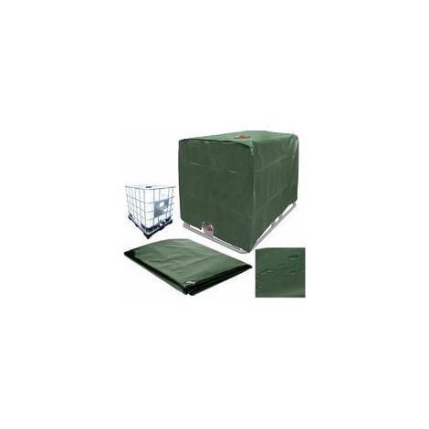 Wassertankabdeckung, IBC-Tankabdeckung für 1000-l-Tank, Wassertank-Schutzabdeckung, staubdicht, UV-beständig, regenfest, 120 x 100 x 1