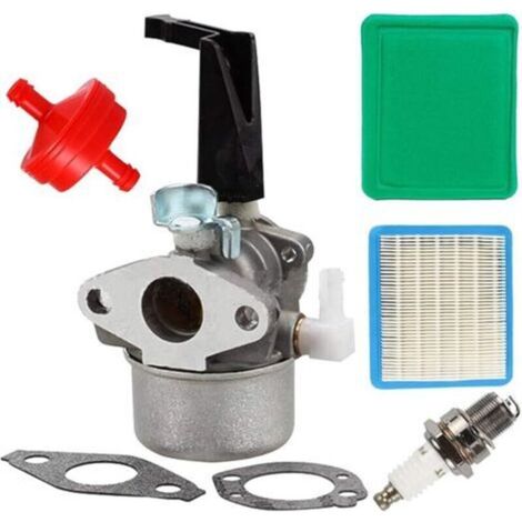696065 Kit de carburador con junta Filtro de aire YL-991, filtro de combustible YL-999, bujía YL-721 Compatible con cultivador 697422 110412 110402 (1/5)