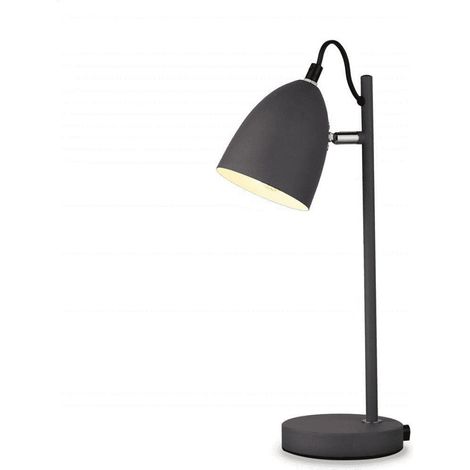 Platinet Lampe de bureau noire 37 cm élégante