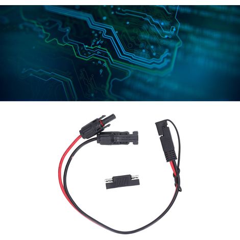 Câble adaptateur SAE vers MC4, câble adaptateur pour panneau solaire SAE, câble SAE, câble d'extension MC4, MC4 vers SAE 12AWG. (1/5)