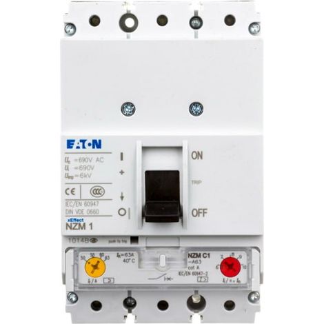 Interruttore automatico di potenza 63A 3P 36kA NZMC1-A63 271394