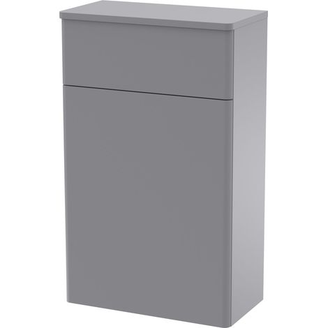 Balterley Swynnerton Traditional Bathroom Floor Standing Concealed Cistern WC Toilet Unit, Satin Grey, 500mm