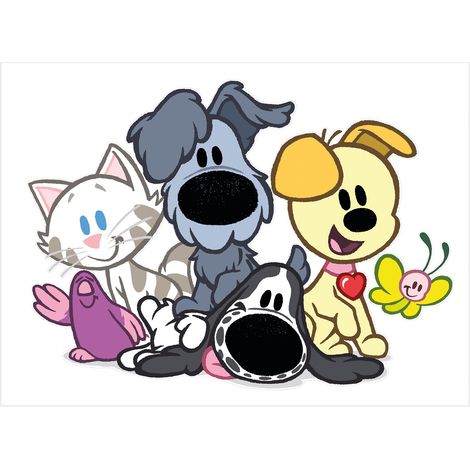 Woezel & Pip Wandsticker Woezel & Pip Kinderzimmer - 55x75cm (1/5)