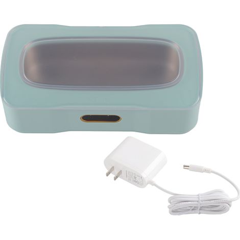 Nettoyeur ultrasonique mini 4 niveaux nettoyage 360° silencieux compact bijoux maison 100-240V (1/5)