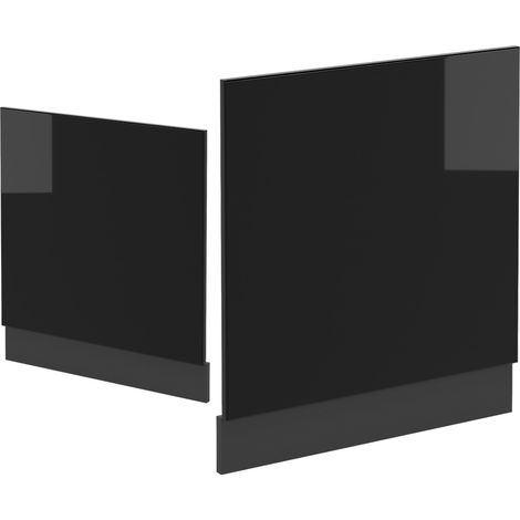 Pannello frontale R-Line, Nero lucido, 60 cm senza piano di lavoro, Vicco (1/4)