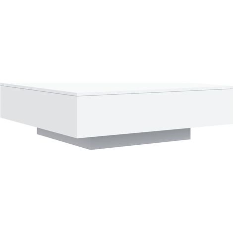 Maison Exclusive - Tavolino da Salotto Bianco 100x100x31 cm in Legno Multistrato