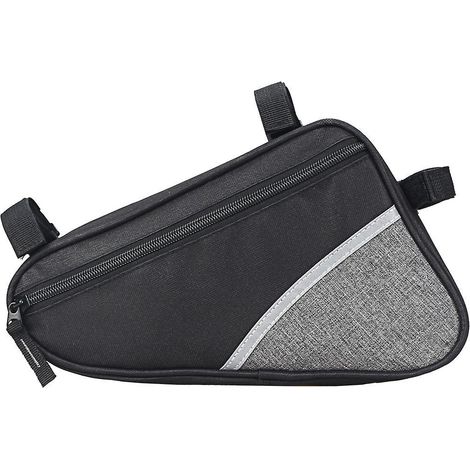 gris Sacoche Triangle Tanche Pour Vlo Sacoche Cadre, Sacoche Triangle Pour Cadenas De Vlo, Veste De Pluie - Sacoche Pour Cadre De Vlo (1/5)