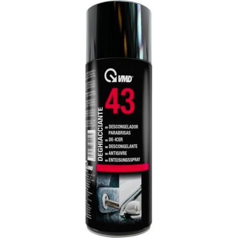 Bomboletta spray deghiacciante sciogli ghiaccio neve antigelo per vetri Vmd 43