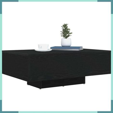 Table basse - 863011 - Chêne noir - Bois d'ingénierie - 85 x 55 x 31 cm (1/5)