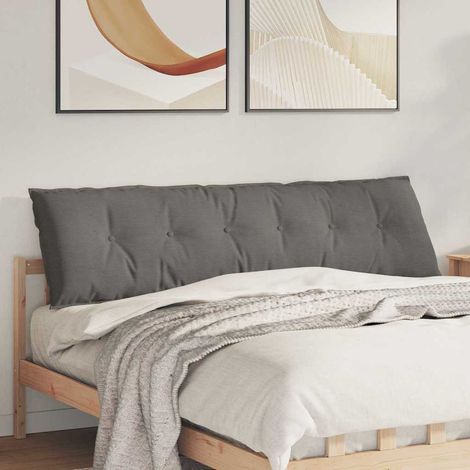 Rückenkissen Hellgrau 180 x 50 cm Cordstoff (1/5)