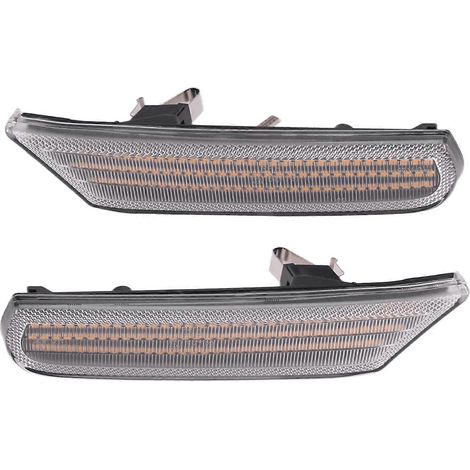 Feu de position latéral à LED compatible avec Porsche Boxster 986, 996 et 911 Carrera Targa (1996-2004) - Références : 99663103701 et 99663103702 - Transparent
