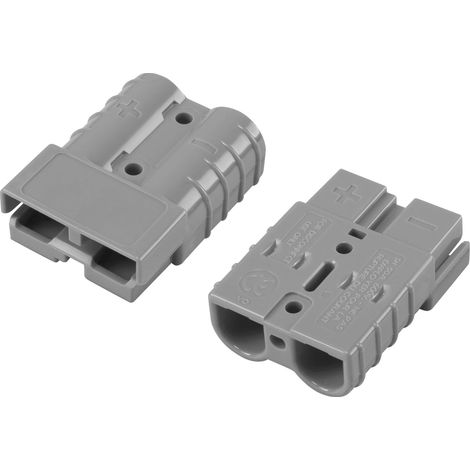 TRU COMPONENTS 50A HOCHSTROM-BATTERIESTECKVERBINDER GRIS INHALT: 1 PC(S) (1/3)
