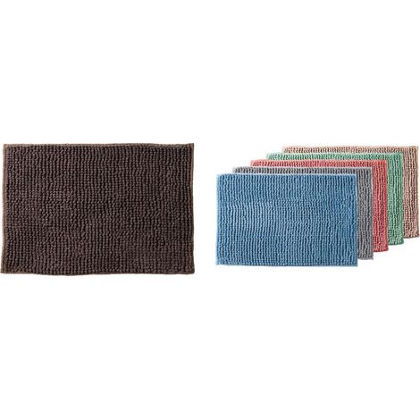 Tappeto da bagno in tessuto morbido 60 x 90 cm 6 Colori (1/2)